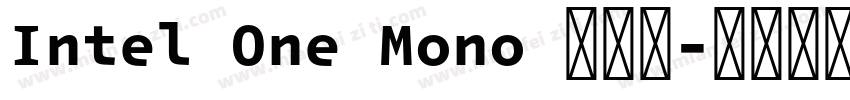 Intel One Mono 英特尔字体转换